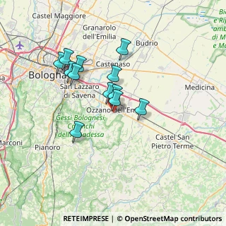 Mappa Via Alessandro Volta, 40064 Ozzano dell'Emilia BO, Italia (5.94083)