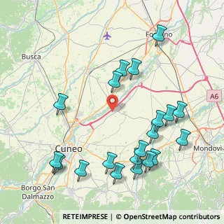 Mappa Via Cuneo, 12040 Castelletto Stura CN, Italia (9.59)