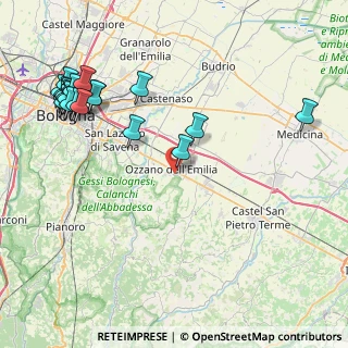 Mappa Via Ettore Nardi, 40064 Ozzano dell'Emilia BO, Italia (10.7075)