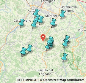 Mappa Via Zebio Cotal, 41028 Serramazzoni MO, Italia (7.10895)