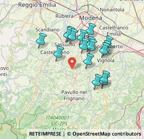 Mappa Via Zebio Cotal, 41028 Serramazzoni MO, Italia (12.35706)