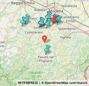 Mappa Via Zebio Cotal, 41028 Serramazzoni MO, Italia (13.9975)