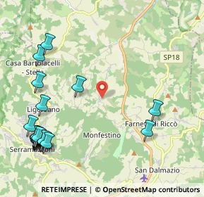 Mappa Via Zebio Cotal, 41028 Serramazzoni MO, Italia (2.927)