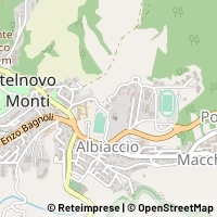 Mapa Castelnovo ne' Monti