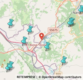 Mappa SS 675, 05035 Narni TR (6.92333)