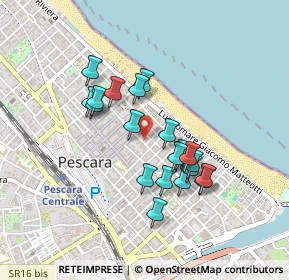 Mappa Via Giuseppe Parini, 65122 Pescara PE, Italia (0.3885)