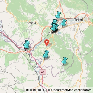 Mappa Strada di Collevaglione, 05035 Narni TR, Italia (7.083)