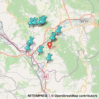 Mappa Strada di Collevaglione, 05035 Narni TR, Italia (7.0525)