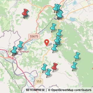 Mappa Strada di Collevaglione, 05035 Narni TR, Italia (5.2065)