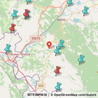 Mappa Strada di Collevaglione, 05035 Narni TR, Italia (6.73385)