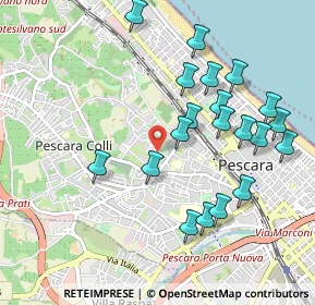 Mappa D'Italia, 65125 Pescara PE, Italia (1.062)