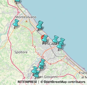 Mappa D'Italia, 65125 Pescara PE, Italia (4.72154)