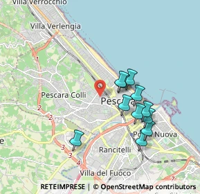 Mappa Strada Vicinale Don Bosco, 65124 Pescara PE, Italia (1.73636)