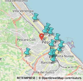 Mappa Strada Vicinale Don Bosco, 65124 Pescara PE, Italia (1.61833)