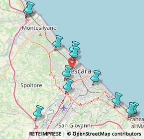 Mappa Strada Vicinale Don Bosco, 65124 Pescara PE, Italia (4.92667)