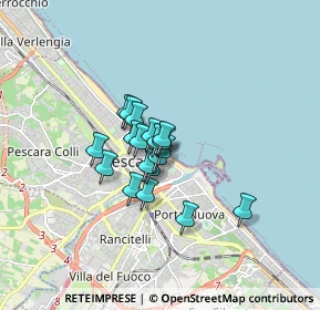 Mappa Via Lungomare Matteotti, 65122 Pescara PE, Italia (1.01368)