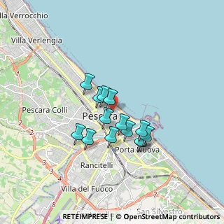 Mappa Via Galileo Galilei, 65122 Pescara PE, Italia (1.33286)