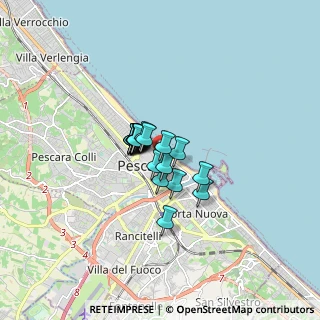Mappa Via Galileo Galilei, 65122 Pescara PE, Italia (0.9065)