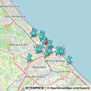 Mappa Via Galileo Galilei, 65122 Pescara PE, Italia (1.31857)