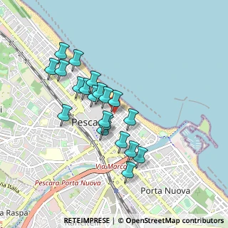 Mappa Via Galileo Galilei, 65122 Pescara PE, Italia (0.8085)