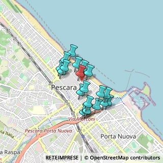 Mappa Via Galileo Galilei, 65122 Pescara PE, Italia (0.667)