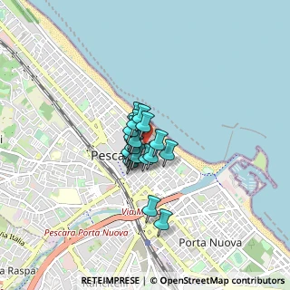Mappa Via Galileo Galilei, 65122 Pescara PE, Italia (0.4485)