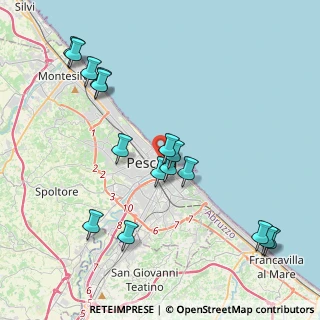 Mappa Via Galileo Galilei, 65122 Pescara PE, Italia (4.63438)