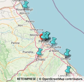 Mappa Via di Sotto, 65126 Pescara PE, Italia (15.54545)
