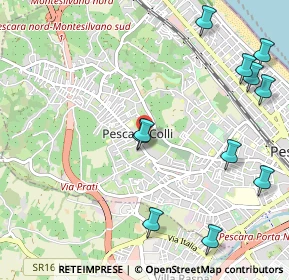 Mappa Via di Sotto, 65126 Pescara PE, Italia (1.36273)