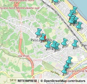 Mappa Via di Sotto, 65126 Pescara PE, Italia (1.29421)