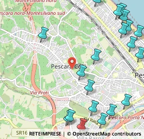 Mappa Via di Sotto, 65126 Pescara PE, Italia (1.575)