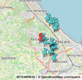 Mappa Via di Sotto, 65126 Pescara PE, Italia (1.43111)