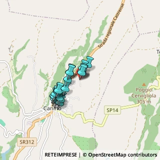 Mappa Via Cristoforo Colombo, 01011 Canino VT, Italia (0.652)
