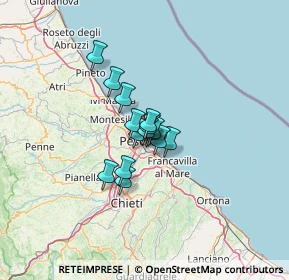 Mappa 65100, 65122 Pescara PE, Italia (6.93933)