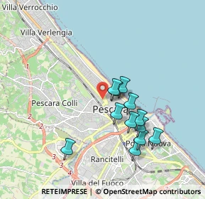 Mappa Viale Bovio Giovanni, 65124 Pescara PE, Italia (1.6775)