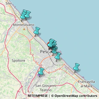 Mappa Via Regina Elena, 65122 Pescara PE, Italia (3.22)