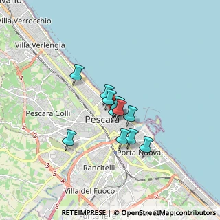 Mappa Via Regina Elena, 65122 Pescara PE, Italia (1.1175)