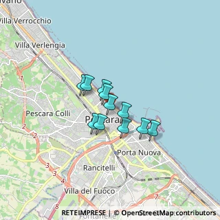 Mappa Via Regina Elena, 65122 Pescara PE, Italia (1.09091)