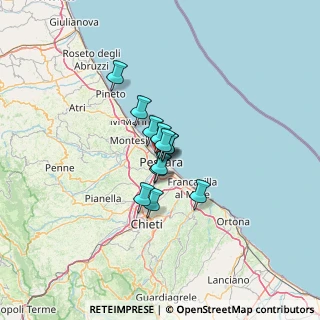 Mappa Viale Bovio Giovanni, 65123 Pescara PE, Italia (7.25667)