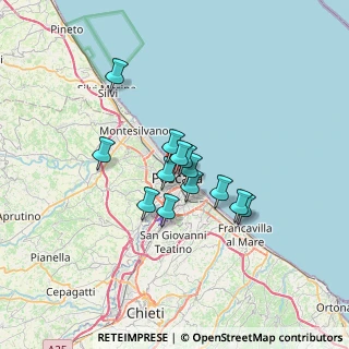 Mappa Via Michelangelo Buonarroti, 65100 Pescara PE, Italia (4.71462)