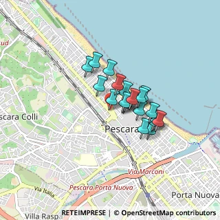 Mappa Via Michelangelo Buonarroti, 65100 Pescara PE, Italia (0.6)