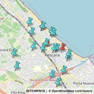 Mappa Via Michelangelo Buonarroti, 65100 Pescara PE, Italia (0.9675)