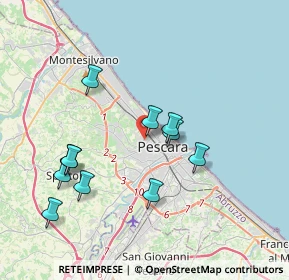 Mappa Via Nino Sospiri, 65125 Pescara PE, Italia (3.84091)