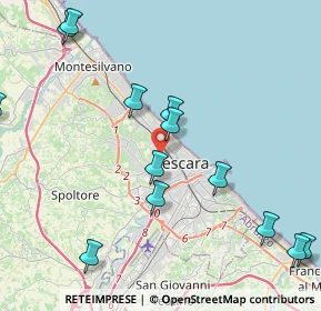 Mappa Via Nino Sospiri, 65125 Pescara PE, Italia (5.25462)