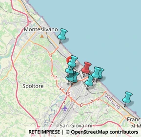 Mappa Via Nino Sospiri, 65125 Pescara PE, Italia (2.63091)