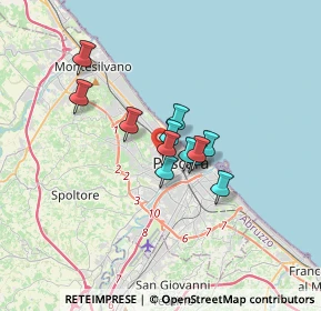 Mappa Via Nino Sospiri, 65125 Pescara PE, Italia (2.24667)