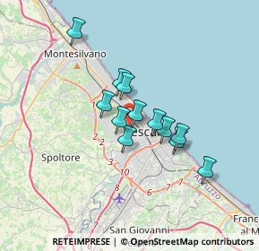 Mappa Via Nino Sospiri, 65125 Pescara PE, Italia (2.6)
