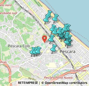 Mappa Via Nino Sospiri, 65125 Pescara PE, Italia (0.8025)