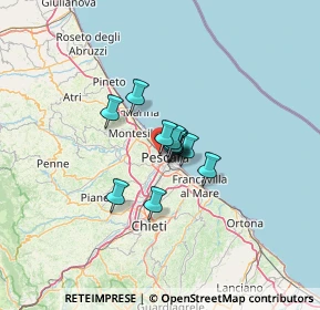 Mappa Via Nino Sospiri, 65125 Pescara PE, Italia (6.64333)