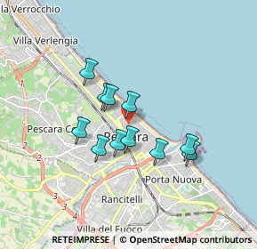 Mappa Viale Regina Margherita, 65122 Pescara PE, Italia (1.39091)